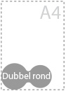 Dubbel rond<br/><span style='font-size:11px;'>(16,5 x 9,5cm)</span>
